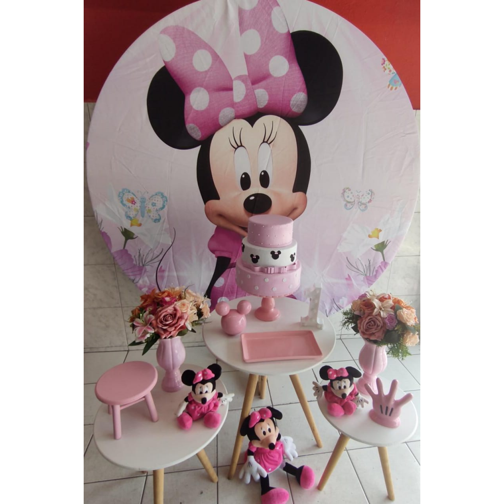 Decoração - Minnie Rosa