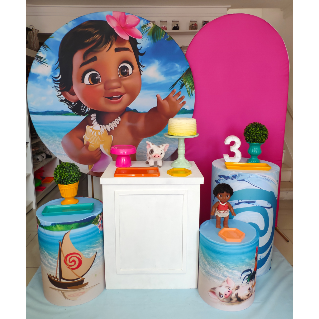 Kit Pegue e Monte Premium - Moana Baby