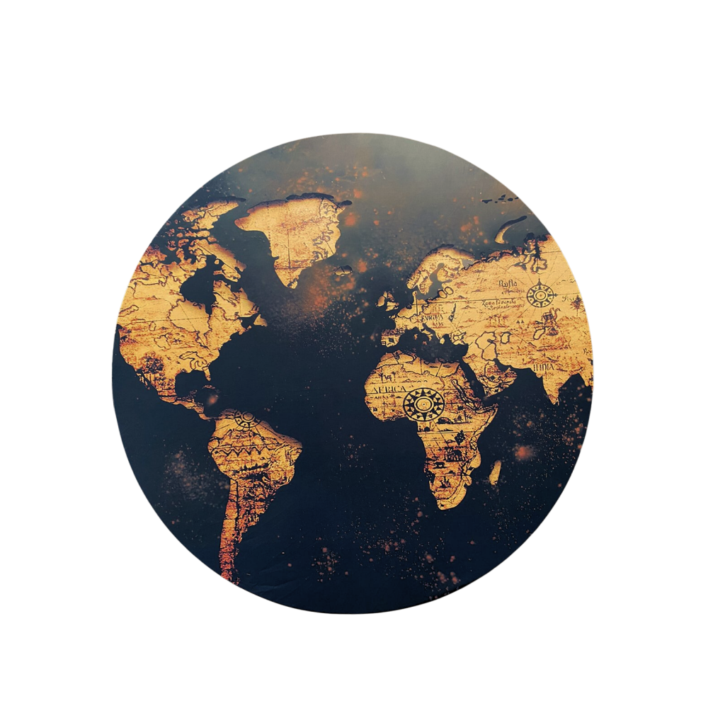 CAPA PAINEL MAPA MUNDO 1,50 DIAM