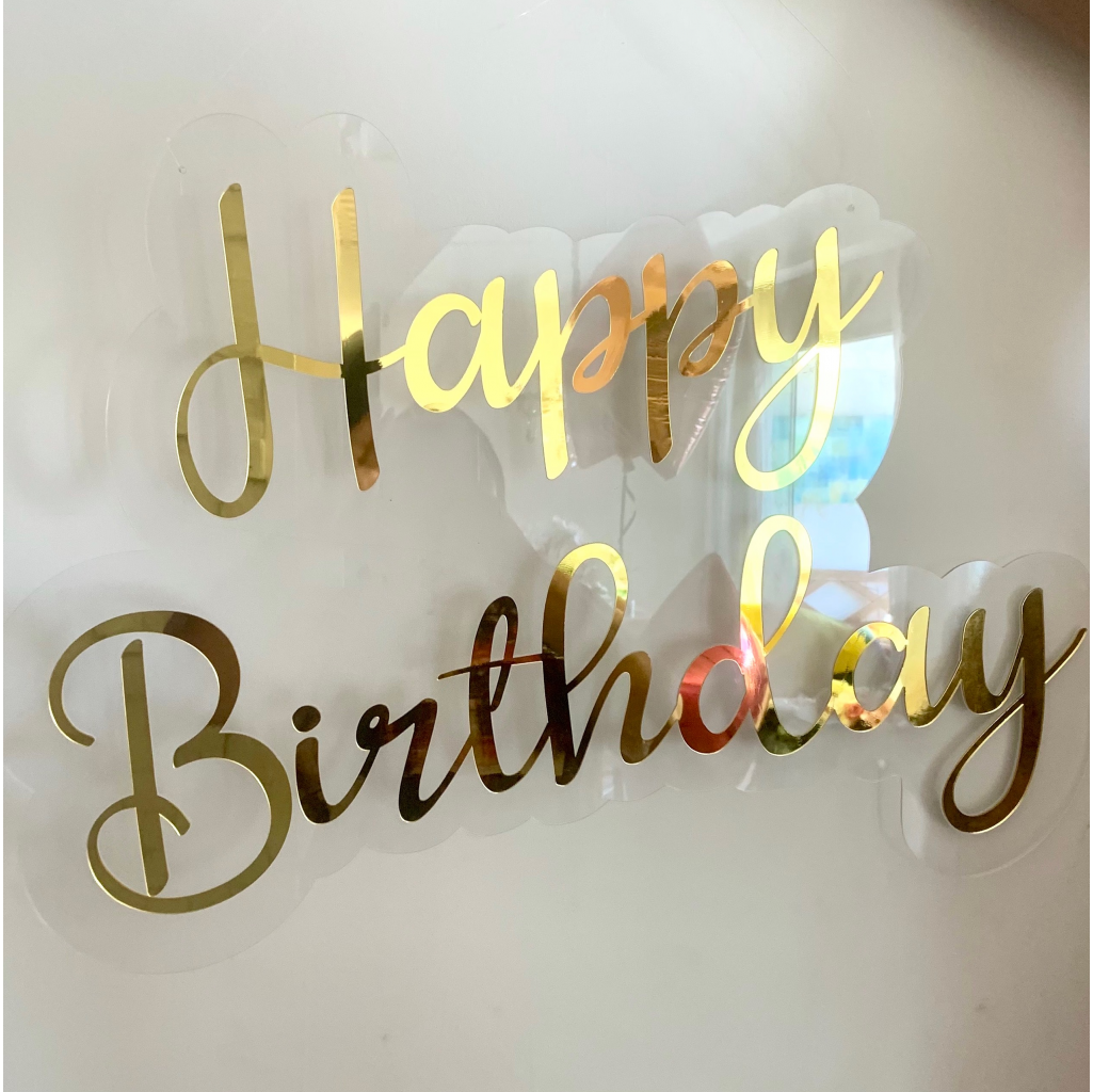 MOGADEE® 10 Stück Roségold Happy Birthday Tortendeko Set, Acryl Glitter Cupcake Topper, Girlande