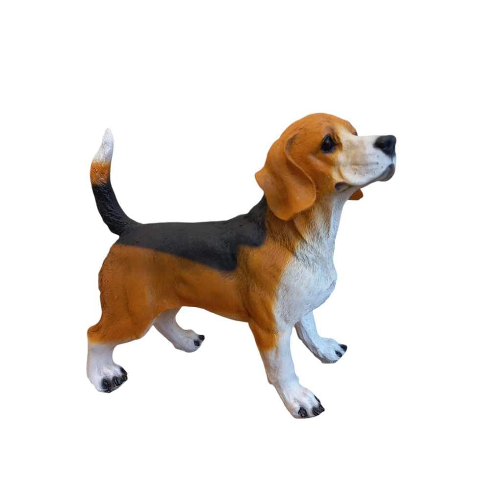 Cachorro Beagle em resina, 28A x 29C
