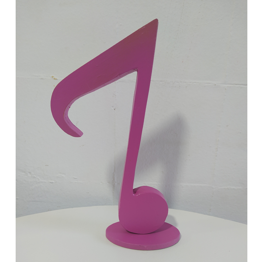 Nota Sol Rosa LÚDICO NOTA MUSICAL ROSA PINK