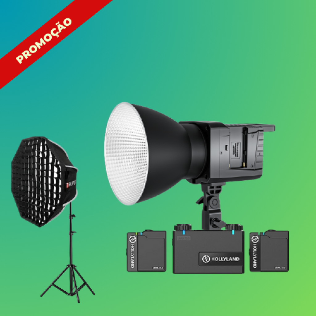 KIT ENTREVISTA | SOKANI X100 BI + LAPELA LARK 150 + TRIPÉ +