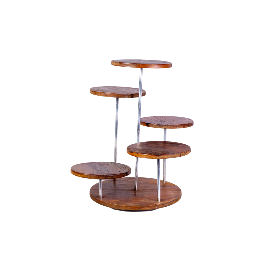 SUPORTE EM ALUM NIO COM MADEIRA 56 X 40 CM C 5 DISCOS Suporte em alum nio com madeira 56 x 40 cm c 5 discos